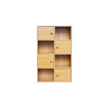 Modern wooden bookcase bedroom office PB/MDF children